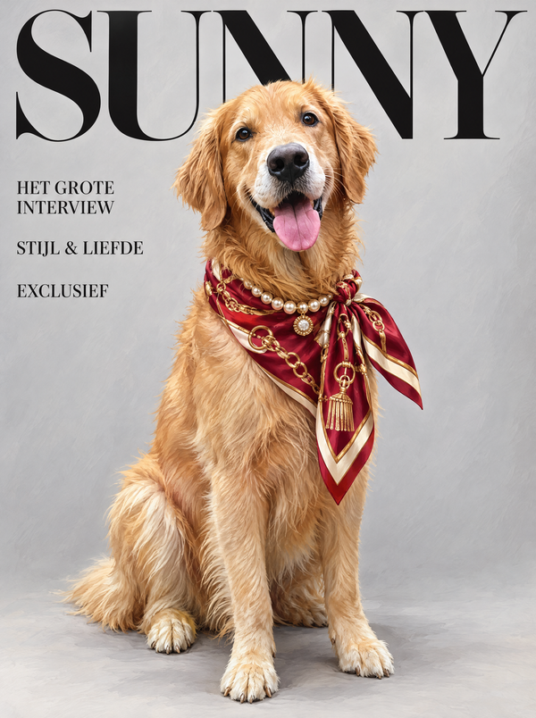 Voorbeeld van de stijl Modeblad-cover