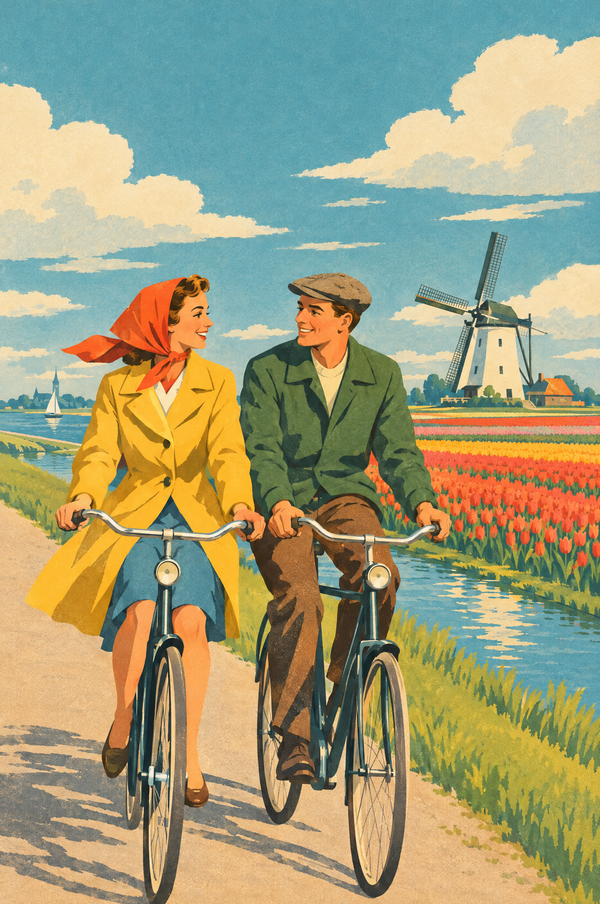 Voorbeeld van de stijl Vintage
